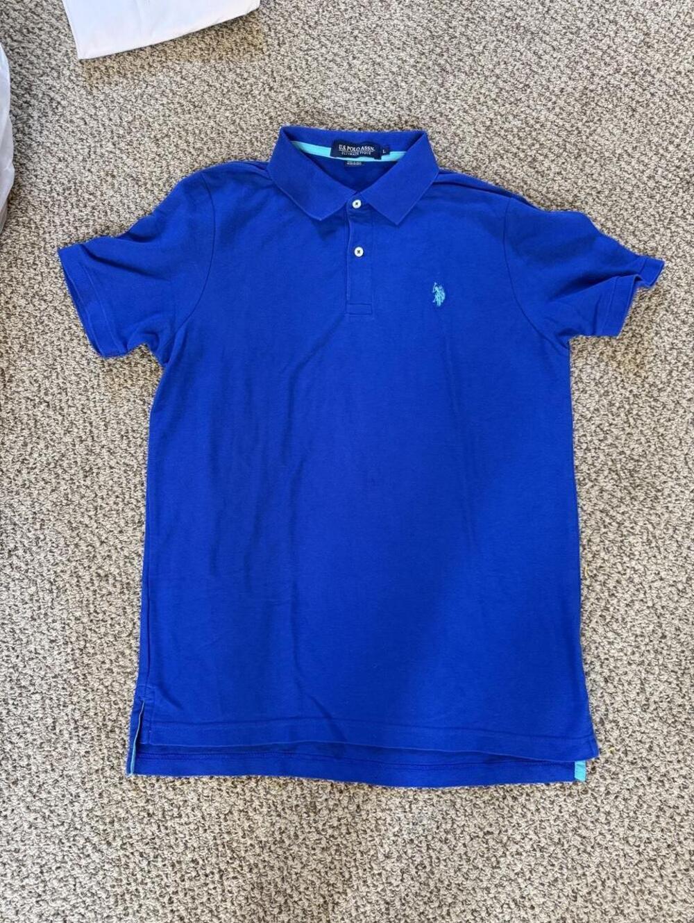 Blue U.S. Polo Assn. polo shirt